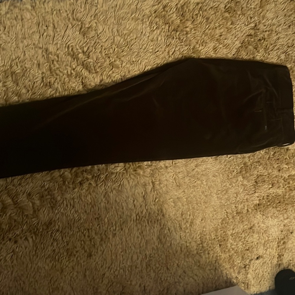 These are classic fit brown corduroy pants